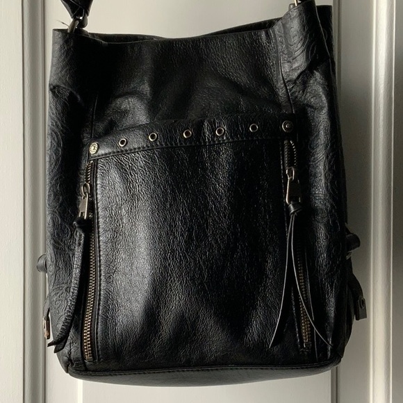 The Sak Black Leather Handbag - Picture 2 of 8